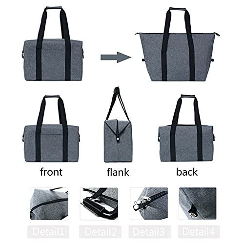 Bolsa térmica de Gran Capacidad, lonchera con Aislamiento térmico, para Picnic, barbacoas, Camping, Recipiente para Mantener la Comida Fresca, Bolso de Mano, Bolsa de pi