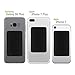 Cellet EZStick Self Adhesive Slim ID and Credit Card Holder Stick-On Phone Wallet and Holding Strap Compatible with Phone 11/11 Pro Xr Xs/Max X 8/Plus Note 10 9 Galaxy S10/Plus 5G S9 S8 Pixel 3 XL