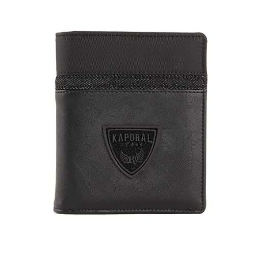 Kaporal Nahel, Accessoire de Voyage -Portefeuille Homme, Noir, Taille Unique