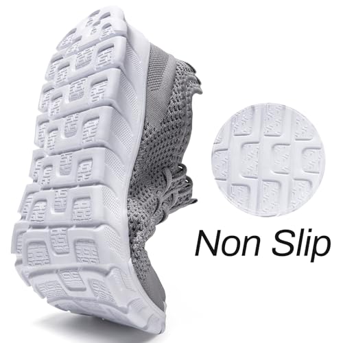 Image of Men Running Tennis Shoes Gym Fashion Sneakers Walking Workout Shoes Athletic Slip on Breathable Mesh Comfortable Lightweight Casual Sport Shoe