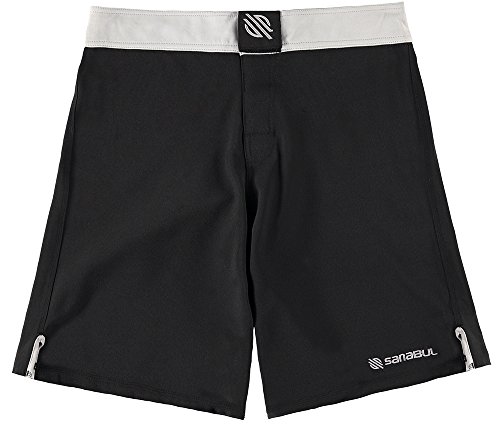 Sanabul Essential Mma Bjj Cross Fit Workout Shorts (34 Inch W, Silver) #TOP2