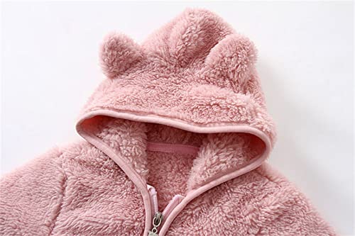 Jaqueta de lã para bebês recém-nascidos, meninos, meninas, roupas de inverno, casaco com capuz, calç
