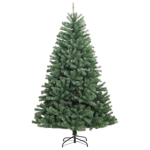 Árbol de Navidad artificial de 180 cm verde con ramas articuladas y frondosas 6