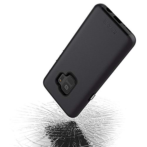 Crave Dual Guard For Samsung S9 Case, Shockproof Protection Dual Layer Case For Samsung Galaxy S9 - Black #TOP3