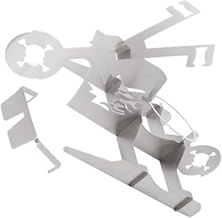 Abaodam 1 Peça Grelha Para Churrasco Ao Ar Livre Assadeira De Aço Inoxidável Grelhadores Ao Ar Livre Lata De Cerveja Torrador De Frango Torrador De Peru Suporte De Pato Para Churrasco