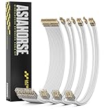 AsiaHorse Ultra Series PSU Extension Cable Kit, 24pin MB / 4+4pin CPU / 8pin GPU Power Cables, 16AWG Silver-Plated Core, Gold-Plated Terminals, Low Heat Overclocking Support for High-End Gaming PC