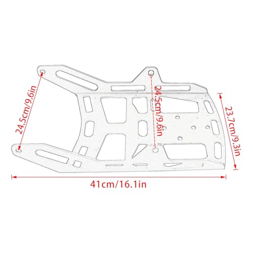 Porte-bagages arrière CRF300L rigide avec points d'ancrage stables - 2
