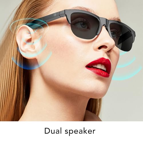AI Smart Brille, Bluetooth Audio Sonnenbrille für Frauen und Männer mit Mikrofon und Lautsprecher, Berührungskontrolle, Musikanrufe für Outdoor Sportarten – Bild 4