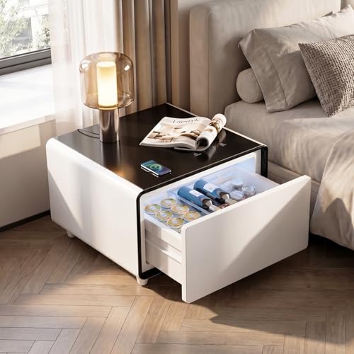 Smart Refrigerated End Table with 65L Drawer
