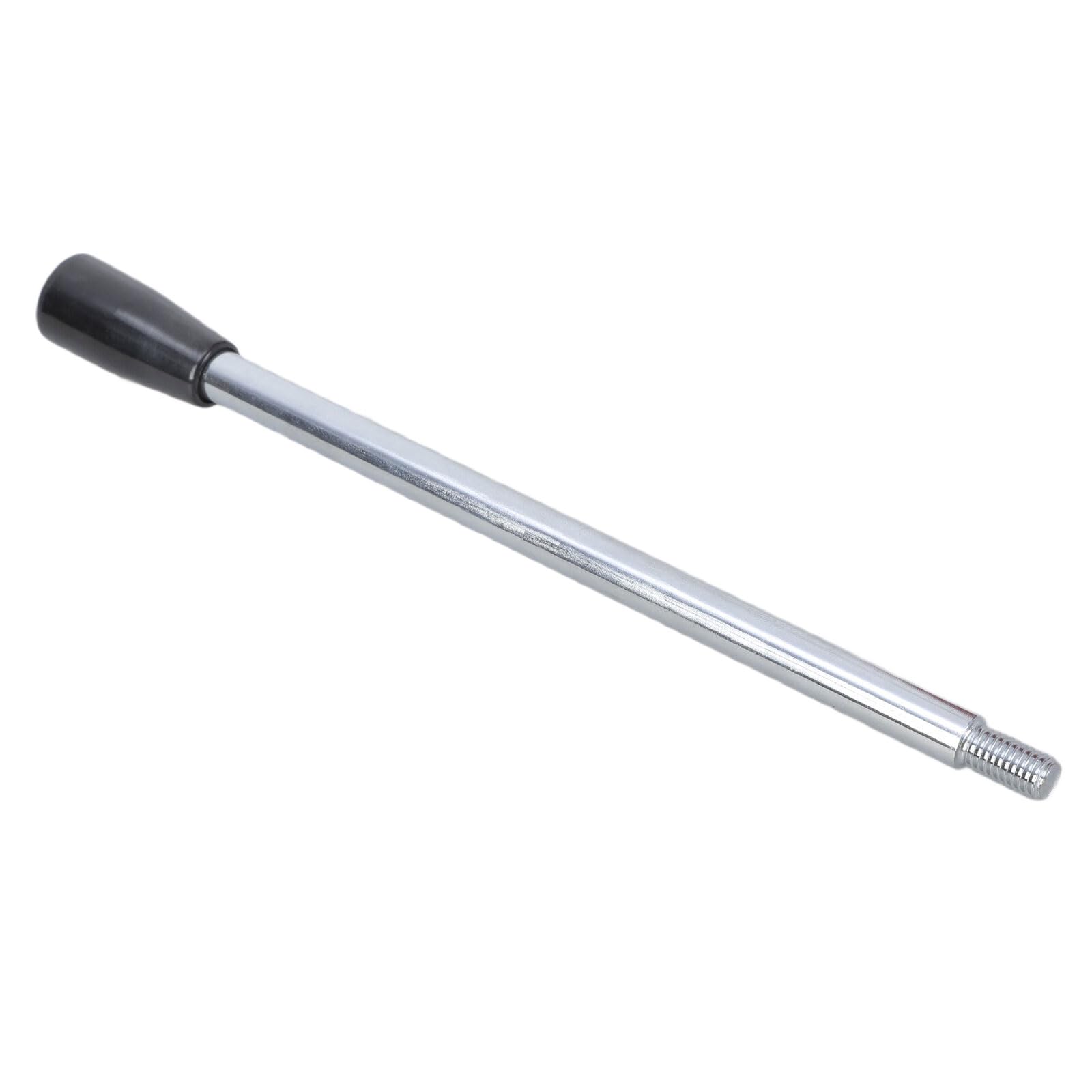 Tsophreniq Professional M8x200 Lathe Handle Steel Rod With Ergonomic Bakelite Grip For Mechanical Maintenances Accessories Strength Lathe Handle