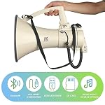 75w Rechargeable Megaphone Bullhorn Loud Speaker - Image 3