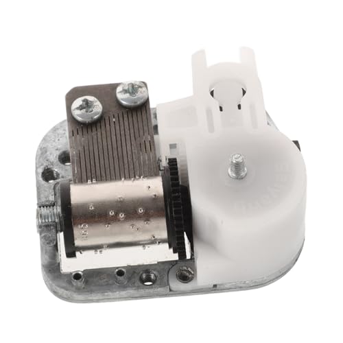 VOSAREA Double-axle Wind up Music Box Movement Mushroom Head M3.0 Left-hand Thread Musical Mechanism for Diy Music Box Repair and Crafting Accessories
