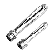 Yasexx Metall-Analdusche Mit 7-Loch-Analdusche AnalreinigungsgeräT FüR Analsex Darmreinigung Analduschkopf Mit Duschkopf Anal/Vaginales ReinigungsgeräT Geeignet FüR MäNner Und Frauen(S 90MM)