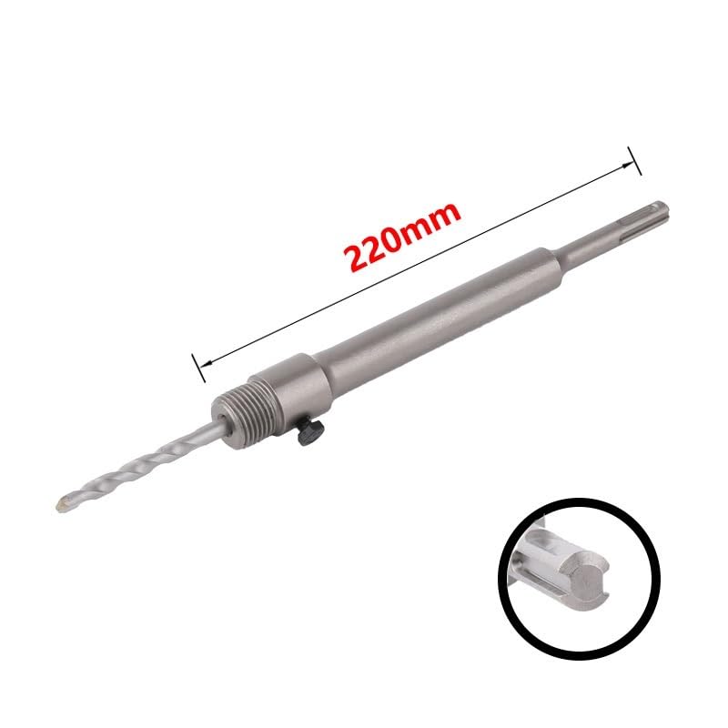 Set de brocas para concreto 30mm 40mm 60mm con vástago SDS Plus miniatura 5