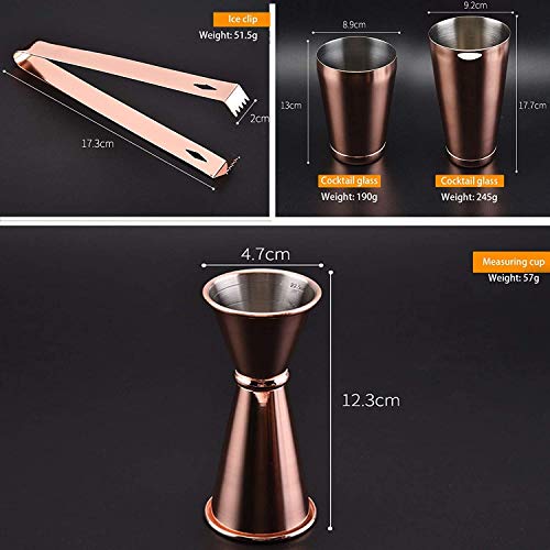 Set de 11 piezas de coctelería en acero inoxidable miniatura 3