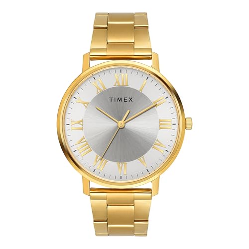 Image of TIMEX Analog Watch for Men with Round Dial & Water Resistant Man's Wrist Watches