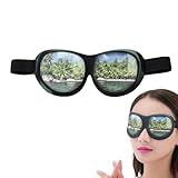 Amplias posibilidades de uso: el Funny Sleeping Eyeshade es perfecto para tomar una siesta o descansar mientras viajas, se integra fácilmente en tu vida cotidiana y resulta imprescindible para acampar