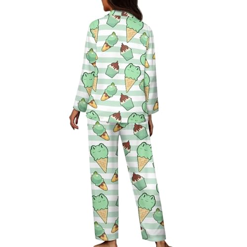 Modysero Unisex Comfy Soft Collar Neck 2 Piece Pajama Sets Witch Pocket Long Sleeve Mans Womens Sleepwear Set for Womens Mans4