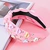 Valentines Headbands for Women Teen Girls, XOXO Love Heart Headband, Valentines Day Gifts for Her Teacher Daughter Wife Mom, Valentine Hair Accessories to Match Outfit Clothes Shirt Dress (Pink) #4