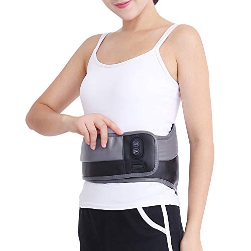 ZFF Vibración Masaje Soporte Lumbar Cinturón Calorífico Ajustable por Mujer Y Hombres...