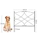 Amagabeli 60CM X 300CM Valla para Jardín Metal Valla Decorativa Hierro para...