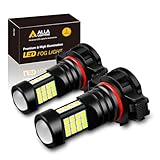 Alla Lighting 2000 Lumens High Power 3030 36-SMD Extremely Super Bright 6000K White 12276 2504 PSX24W LED Bulbs for Fog Driving Light Lamps Replacement