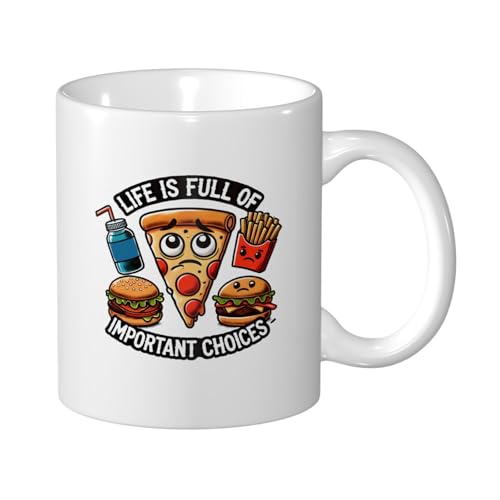 Eafxzmlrq Eco-Friendly Ceramic Coffee Life Is Full Of Important Choices