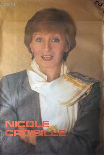Poster Nicole Croisille 77x120 - Grande affiche musique française vintage
