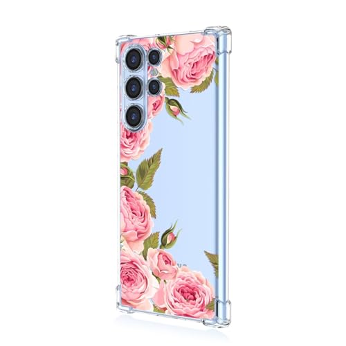 Jeelar para Samsung Galaxy S21 Ultra 5G Funda,Lindo Fotos de Dibujos Animados Adecuado para Chicas Protectora Suave Silicona Funda-A60