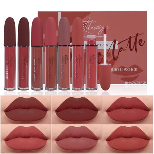 6pcs liquid matte lipstick set