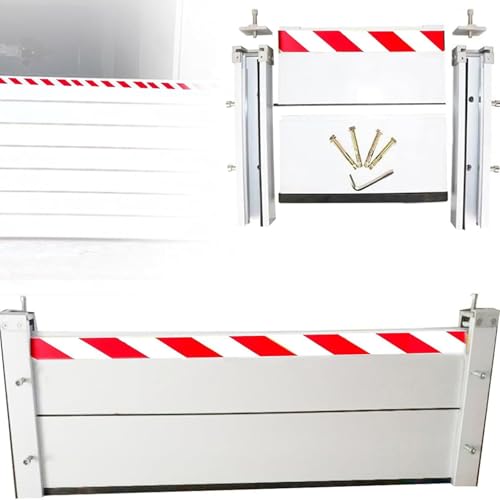 Barrera Para Inundaciones H 20 40 60 80 100 120 140cm Barrera Anti Inundaciones Para Garaje Puertas Barrera De Protección Contra Inundaciones(L 150CM,H 100CM)