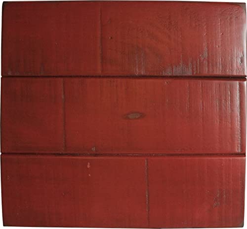 Carro Esquinero para TV Rustic Bower en Rojo
