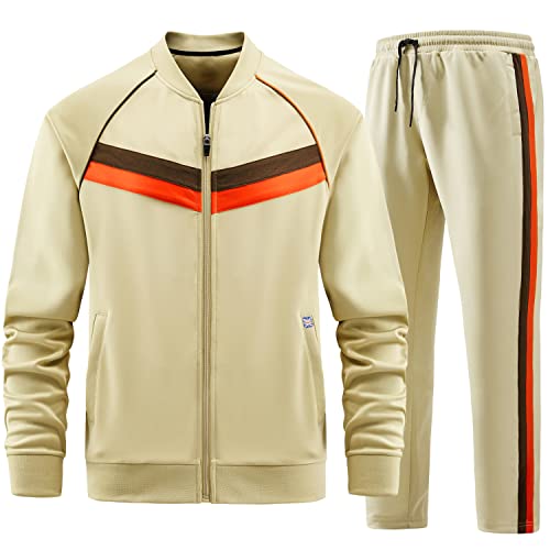 Aiozowa Track Suits For Men Set 2 Piece Active Tracksuits ...