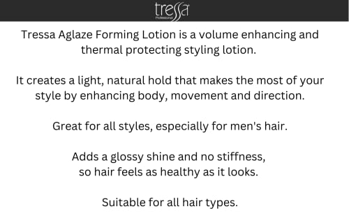 Tressa Aglaze Forming Lotion, The Original Medium Hold Hair Gel, Glaze Foaming Glazing Lotion For Shine (33.8 Oz) #TOP5