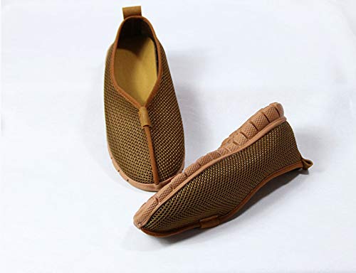 Yellow Summer Shaolin Monk Zen Buddhist Shoes for Training Meditation