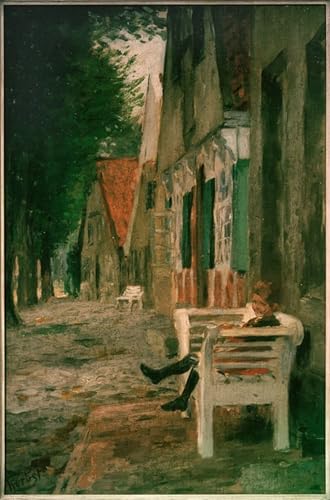 Image Sur Toile Rue avec une fille de Ludwig Herbst pour réinventer votre salon