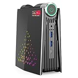 ACEMAGICIAN Gaming PC, AMR5 AMD Ryzen 5 4500U(up to 4.0Ghz) Desktop Computers Tower, 16GB DDR4 512GB