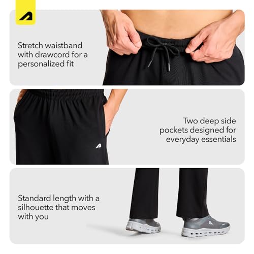 Image of Boldfit Track Pants for Man, Breathable Sports Trousers with Drawstring Waist, Moisture-Wicking, Comfortable Gym Lower with Pockets for Running, Workout & Casual Wear