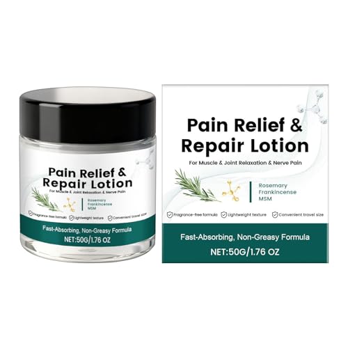 Loción para aliviar la piel, de rápida absorción, 50 g, humectante corporal diario, loción de hidratación para las articulaciones, textura no grasa o uso diario en casa, en el trabajo o después de la