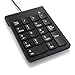 CSL - Numpad Keypad inkl. Mulitmediatasten - USB-Nummerntastenfeld - Nummernblock Zusatztastatur - 10 Multimedia Keys - 18 Tasten - für Laptop Ultrabook Netbook Desktop PC - kabelgebunden