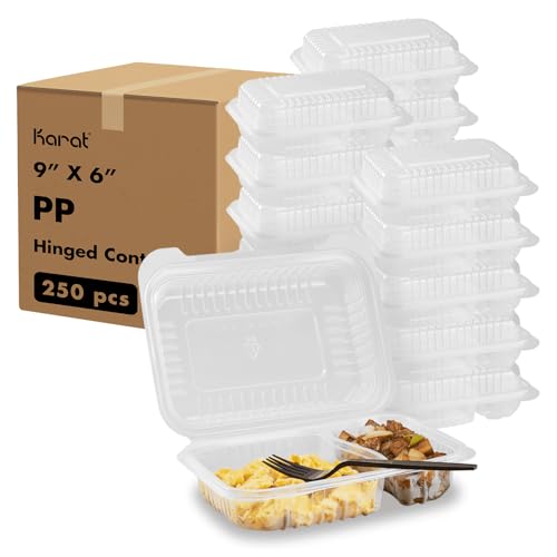 Karat Clamshell Take Out Food Containers [9