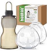 haakaa Ladybug Milk Collector and Breast Milk Storing Bag Combo for Breastfeeding Moms to Collect...