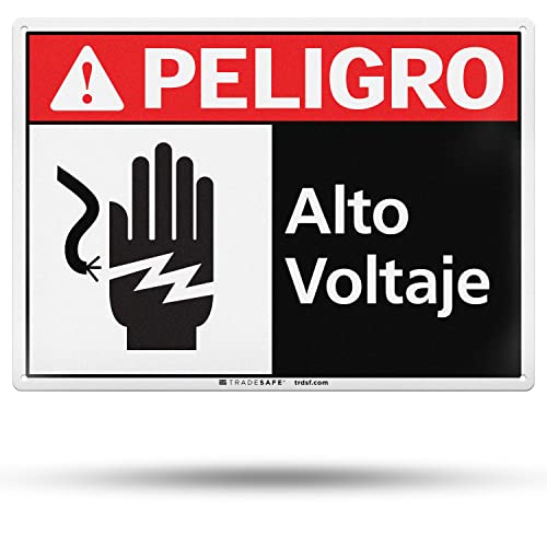 Panneau Danger High Voltage rigide contre l'usure extérieure