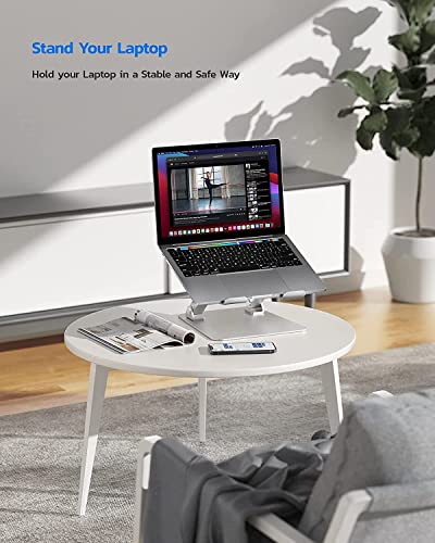 Nulaxy-Laptop-Stand-for-Desk-Ergonomic-Height-Angle-Adjustable-Laptop-Riser-Holder-with-Heat-Vent-Computer-Stand-Compatible-with-10-17-Up-to-22-Lbs-Laptop-Notebook-Computer-Silver
