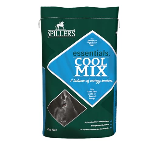 SPILLERS Cool Mix Horse Feed 20KG Food for Horses and Ponies with a Balance of Energy Sources Horse Feed for Long Term Health