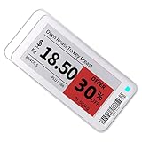 Einzelhandel Anzeigesystem - Intelligente Steuerung Wasserdichte Schilder - Editierbarer E-Paper-Bildschirm | Für Geschäfte Büros Restaurants Außenbereich Bibliotheken Garagen Kühlschränke Urlaub