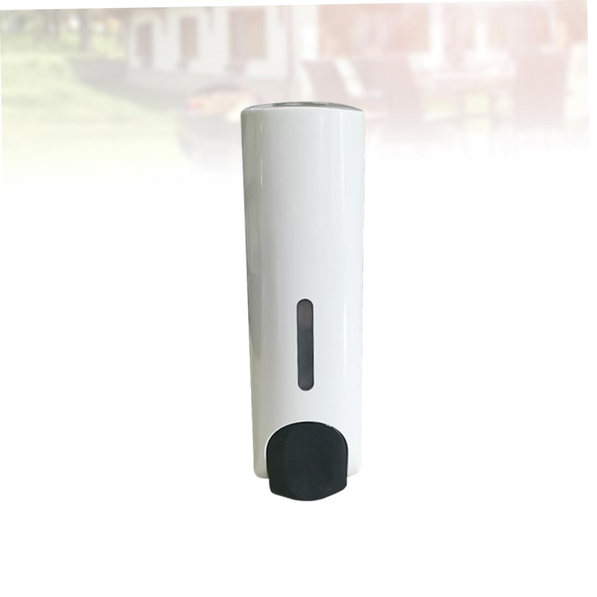 CONGARTENO 1pc Wall-Mounted Push Type Soap Dispenser Refillable Plastic Shampoo Bottle for Shower Gel Lotion Practical Bathroom Accessory