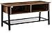 VASAGLE Vintage TV Stand, TV Cabinet with Net Storage Shelf, Console with 2 Storage Compartments, Easy Assembly ULTV92X