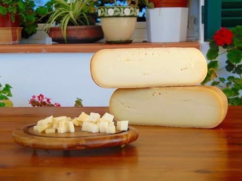 Queso Mahón / Menorca Semicurado D.O.P. Son Piris (SEMICURADO, 1/2 MEDIA PIEZA 1,5 Kg aprox.)