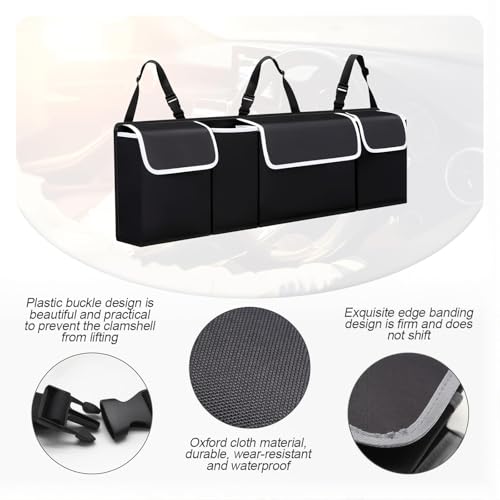 Rangement Coffre Voiture VW Touran Idéal pour les Départs en Vacances en Famille